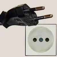 Type C power plug socket